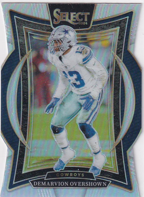 2024 SELECT #48 DEMARVION OVERSHOWN SILVER PRIZM DIE CUT- DALLAS COWBOYS