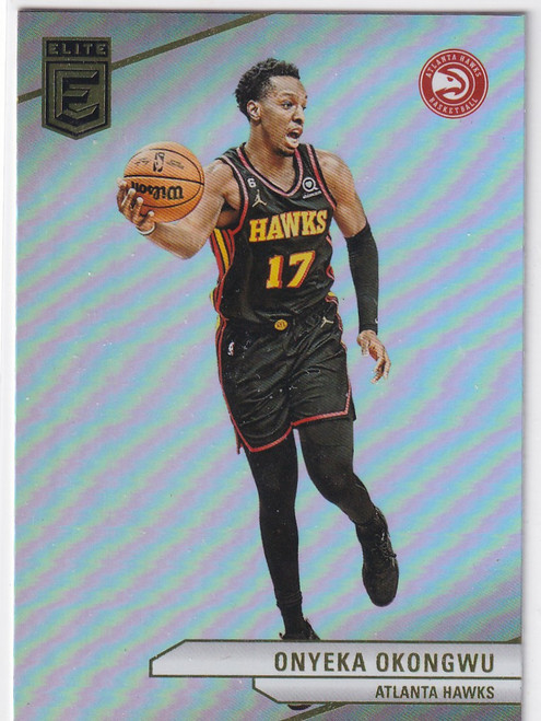 2023-24 DONRUSS ELITE #175 ONYEKA OKONGWU HOLO- ATLANTA HAWKS