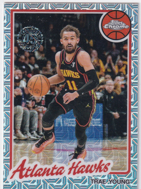 2025 TOPPS CHROME #TC-TY TRAE YOUNG MOJO- ATLANTA HAWKS