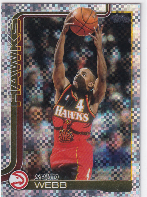 2025 TOPPS #266 SPUD WEB CHECKER BOARD PIXEL- ATLANTA HAWKS