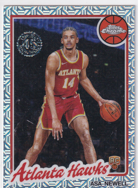 2025 TOPPS CHROME #TC-AN ASA NEWELL MOJO- ATLANTA HAWKS