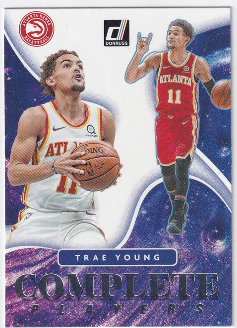 2021-22 DONRUSS #6 TRAE YOUNG COMPLETE PLAYERS- ATLANTA HAWKS