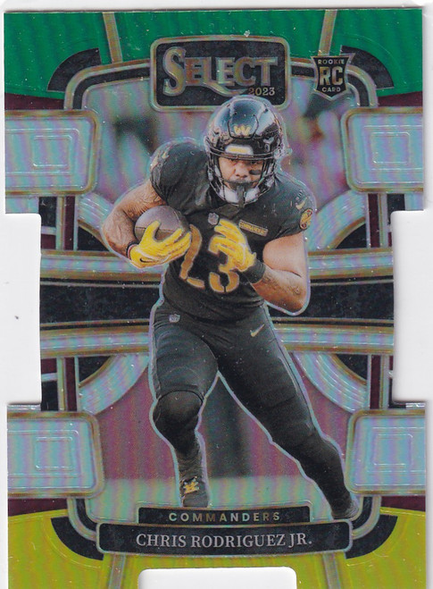 2023 SELECT #100 CHRIS RODRIGUEZ JR DIE CUT PRIZM- WASHINGTON COMMANDERS