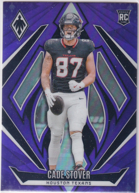 2024 PHOENIX #168 CADE STOVER PURPLE REFRACTOR- HOUSTON TEXANS