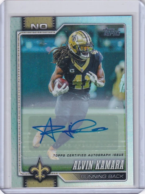 2026 Topps Flagship Football Rainbow Foil Auto #149 Alvin Kamara - Saints