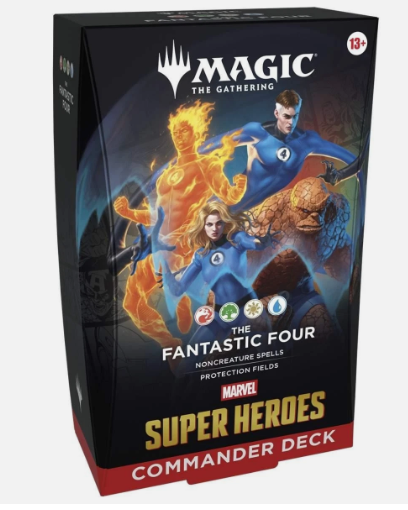 Magic The Gathering: - Marvel Super Heroes Fantastic Four Commander Box
