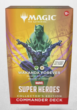 Magic The Gathering: - Marvel Super Heroes Wakanda Forever Collector's Commander Box