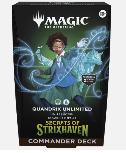 Magic the Gathering Secrets of Strixhaven Commander Deck : Quandrix Unlimited