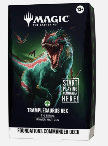 Magic The Gathering: - Foundations Tramplesaurus Rex Commander Deck