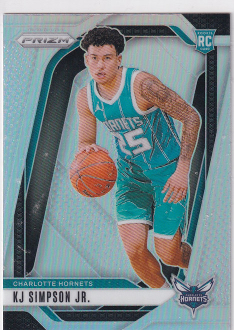 2024-25 PRIZM #247 KJ SIMPSON JR SILVER- CHARLOTTE HORNETS