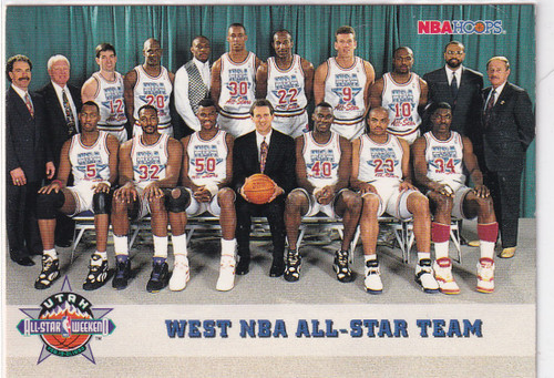 1993 SKYBOX #282 WEST ALL STAR TEAM- ALL STAR