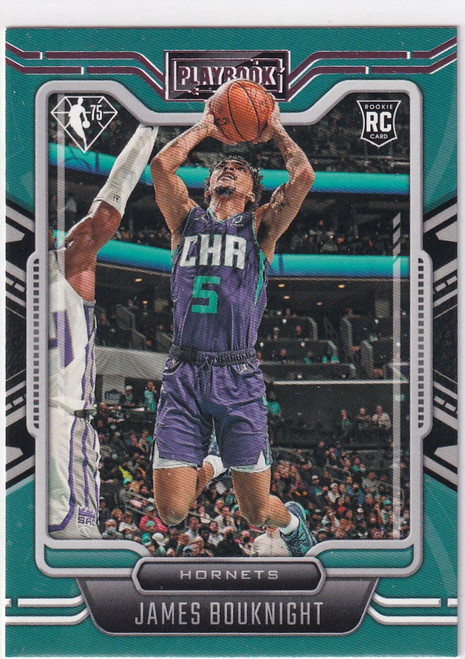 2021-22 CHRONICALS PLAYBOOK #282 JAMES BOUKNIGHT 75 YEARS- CHARLOTTE HORNETS