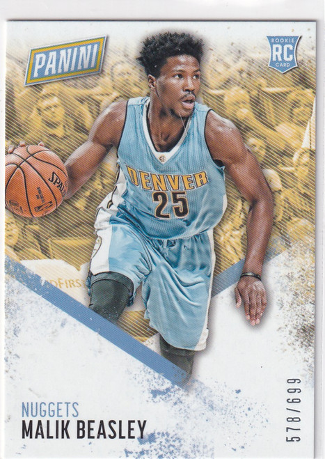 2016-17 PANINI DAY #56 MALIK BEASLEY /699- DENVER NUGGETS