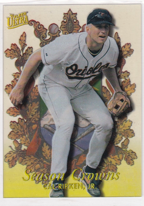1995 FLEER #8 CAL RIPKEN JR SEASON CROWNS- BALTIMORE ORIOLES