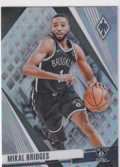 2023-24 PHOENIX #4 MIKAL BRIDGES SILVER- BROOKLYN NETS