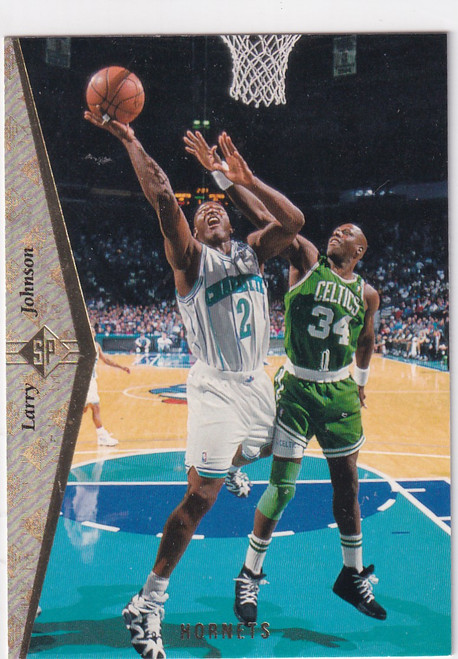 1995 UPPER DECK #42 LARRY JOHNSON SPX- CHARLOTTE HORNETS