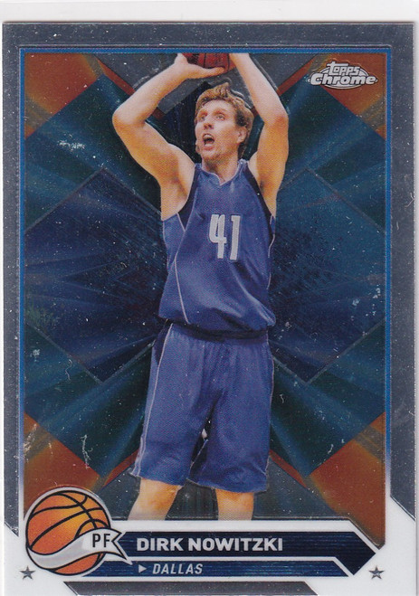 2024 TOPPS CHROME #98 DIRK NOWITZKI- DALLAS MAVERICKS