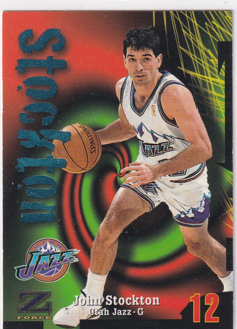 1997 SKYBOX #12 JOHN STOCKTON Z FORCE- UTAH JAZZ
