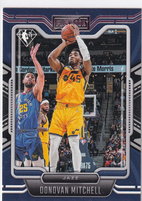 2021-22 CHRONICALS PLAYBOOK #292 DONOVAN MITCHELL 75 YEARS PINK- UTAH JAZZ