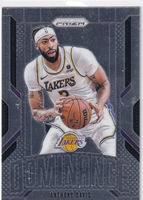 2024-25 PRIZM #25 ANTHONY DAVIS DOMINANCE- LOS ANGELES LAKERS