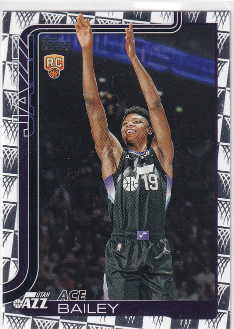 2025 TOPPS #205 ACE BAILEY TIP OFF- UTAH JAZZ