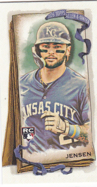 2026 Topps Allen & Ginter MINI #221 Carter Jensen RC Kansas City Royals