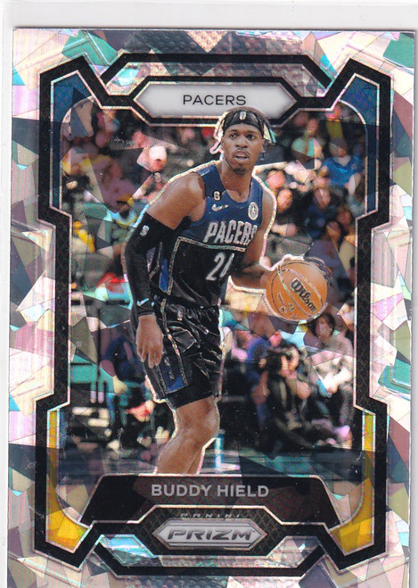 2023-24 PRIZM #77 BUDDY HIELD CRACKED ICE- INDIANA PACERS