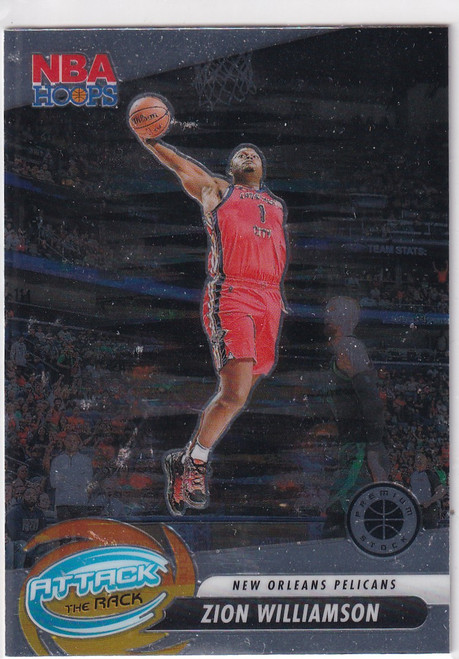 2023-24 PREMIUM STOCK #8 ZION WILLIAMSON ATTACK THE RACK- NEW ORLEANS PELICANS