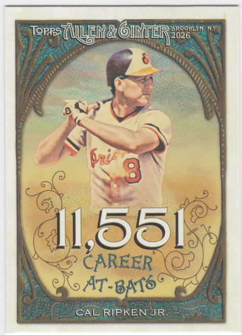 2026 Topps Allen & Ginter #CR-41 Cal Ripken Jr Baltimore Orioles