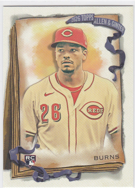 2026 Topps Allen & Ginter #232 Chase Burns RC Cincinnati Reds