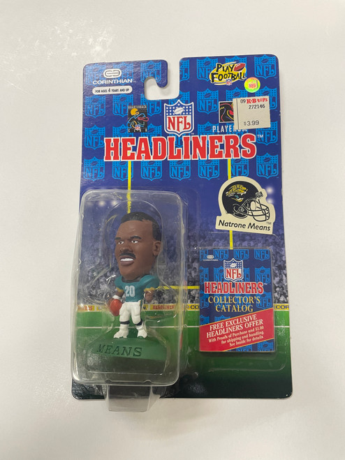 1996 NFL Headliners Natrone Means  Jacksonville Jaguars
