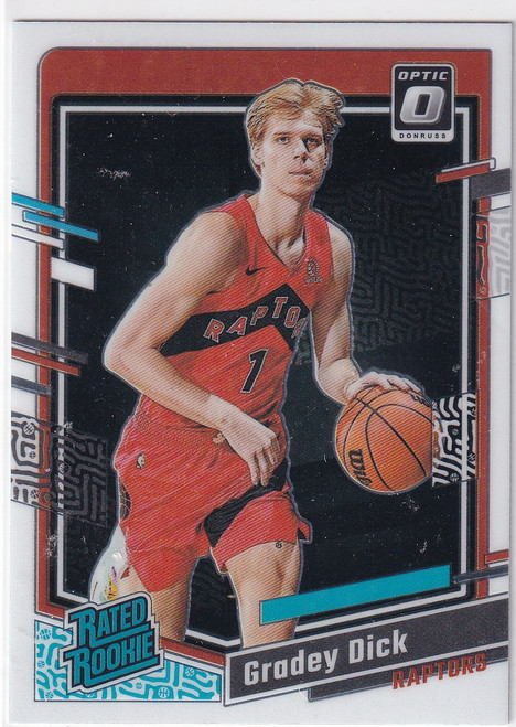 2023-24 DONRUSS OPTIC #212 GRADEY DICK- TORONTO RAPTORS