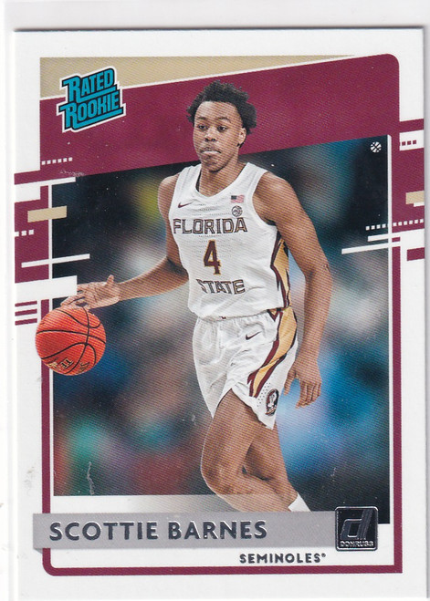 2021 CHRONICALS DONRUSS DRAFT #32 SCOTTIE BARNS- TORONTO RAPTORS