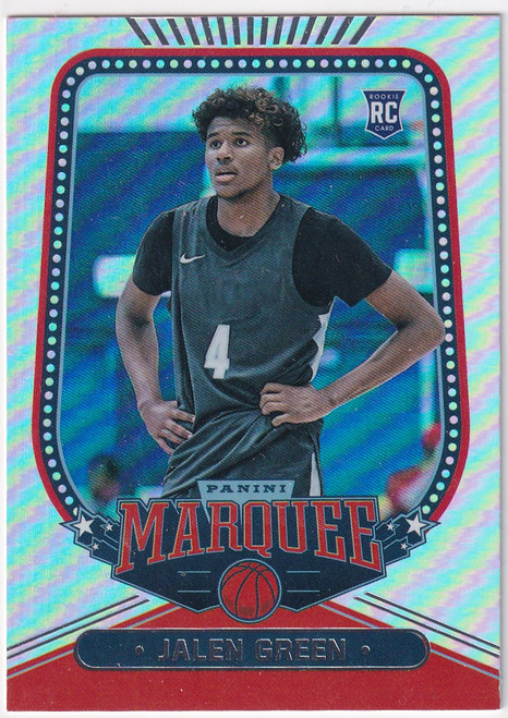 2021 CHRONICALS MARQUEE #144 JALEN GREEN HOLO- HOUSTON ROCKETS