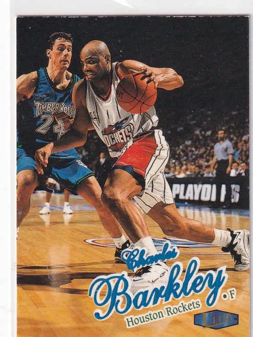 1997 FLEER #2 CHARLES BARKLEY- HOUSTON ROCKETS