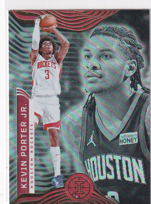 2021-22 ILLUSIONS #75 KEVIN PORTER JR HOLO- HOUSTON ROCKETS