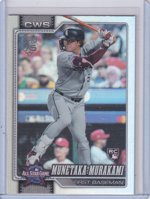 2026 Topps Update All-Star Game Rainbow Foil ASG-26 Munetaka Murakami- White Sox