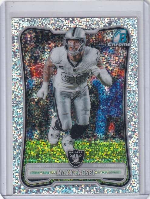 2026 Bowman Football Speckle Refractor #BCV-58 Maxx Crosby - Raiders