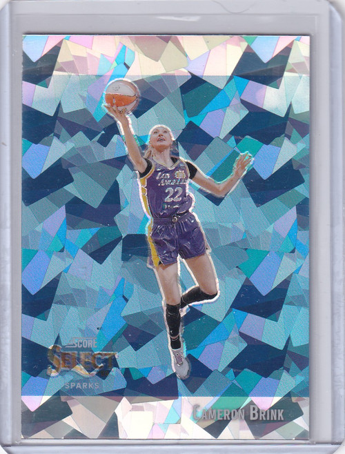 2025 Panini WNBA Score Select Throwback Cracked Ice #9 Cameron Brink - Sparks