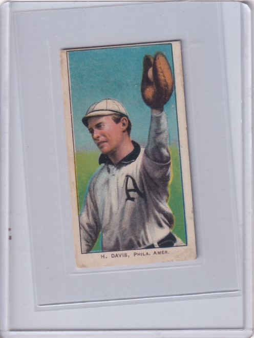 1909-11 T206 Harry Davis H. Davis Front Piedmont 150 Philadelphia Athletics