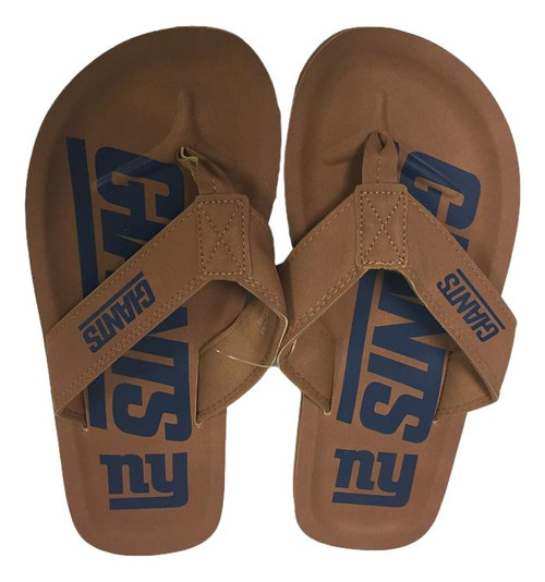 New York Giants Men's Color Pop Contour Flip Flop Sandals