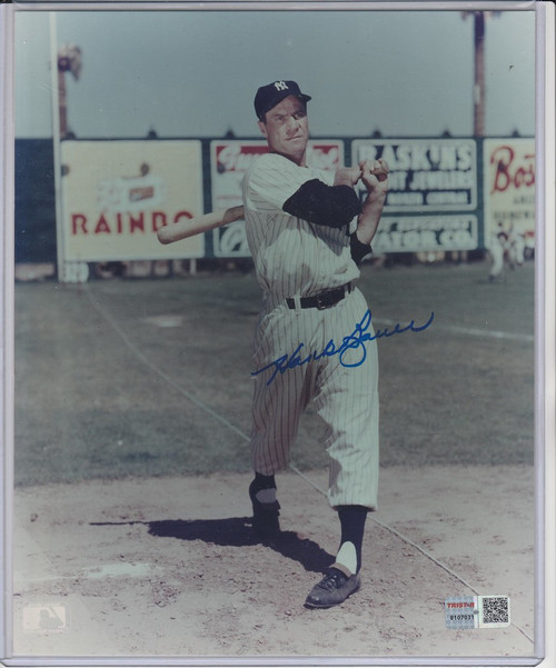 Tristar Hank Bauer Autograph 8 x 10 Photo New York Yankees COA
