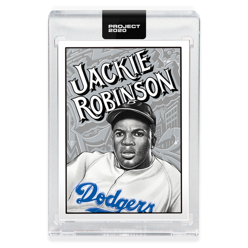 Topps PROJECT 2020 Card #79 - 1952 Jackie Robinson by Mister Cartoon