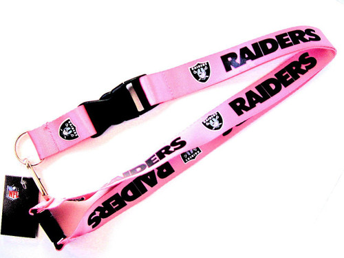 NFL Football Team Logo Pink Lanyard Pick Your Team