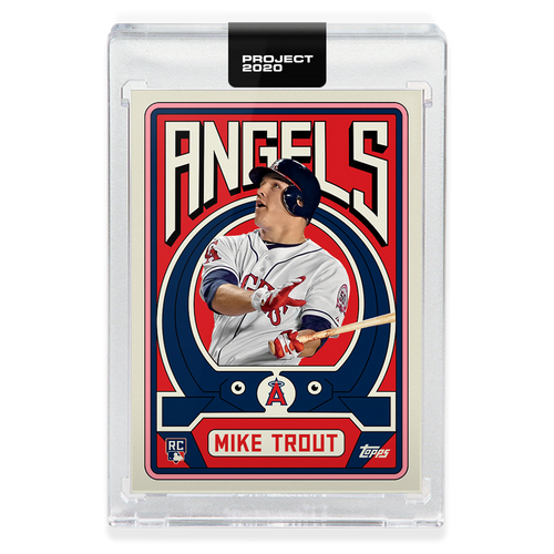 Topps PROJECT 2020 Card #187- 2011 Mike Trout by Grotesk Angels
