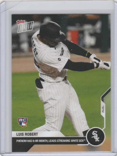 2020 Topps Now #M-AUG LUIS ROBERT CHICAGO WHITE SOX COTM