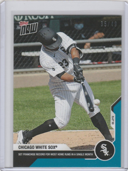 2020 Topps Now Parallel #176 CHICAGO WHITE SOX FRANCHISE RECORD 35/49