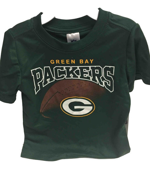 NFL Kids Short Sleeve Football Logo Tee T-Shirt Green Bay Packers