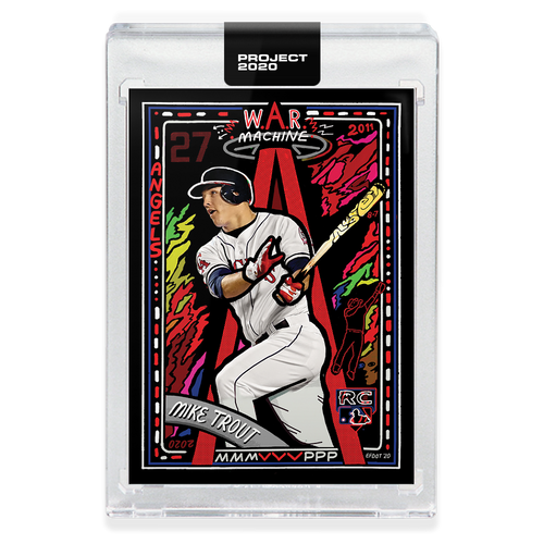 Topps PROJECT 2020 Card #227 - 2011 Mike Trout by Efdot Angels