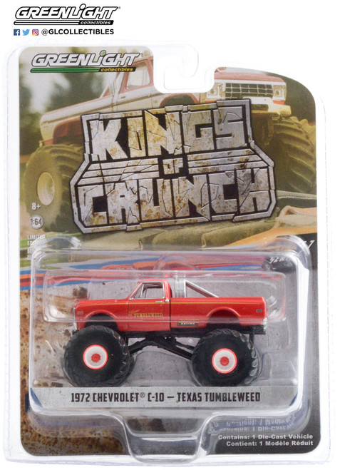 Greenlight 1:64 Kings of Crunch Sr 7 1972 Chevrolet C-10 Texas Tumbleweed